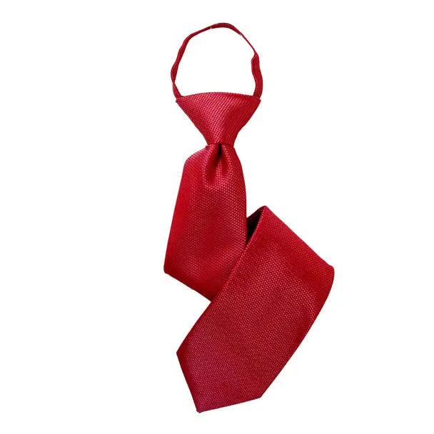 BOYS 17" ZIPPER TIE