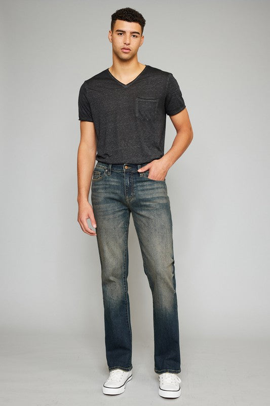 Men's Slim Straight Denim Jeans