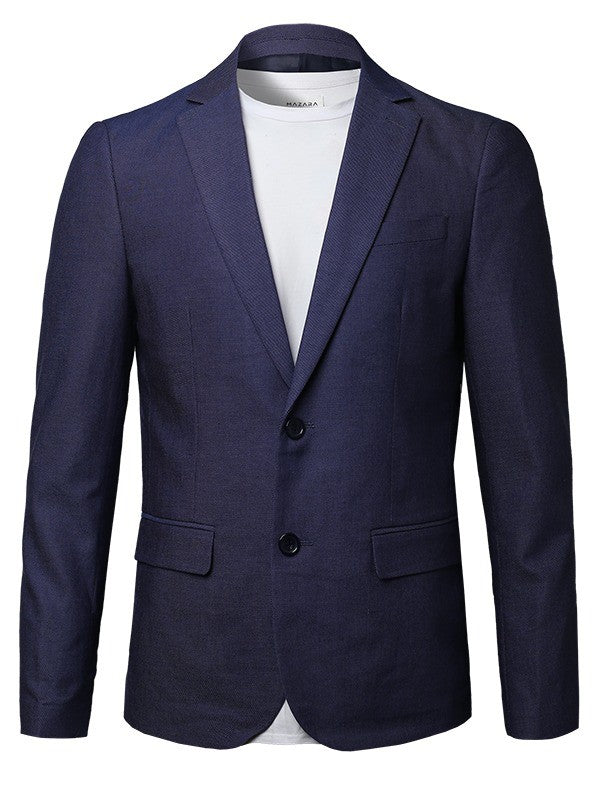 Long Sleeve Premium Blazer with Elbow Patch