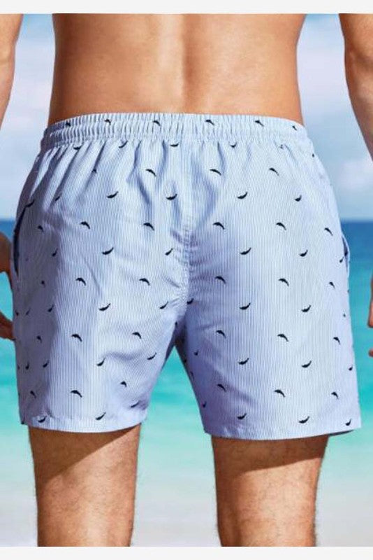 Quick Drying Beach Shorts with Mesh Lining