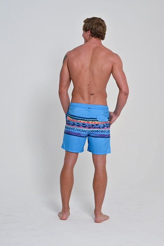 Elastic Waist Swimming Trunks