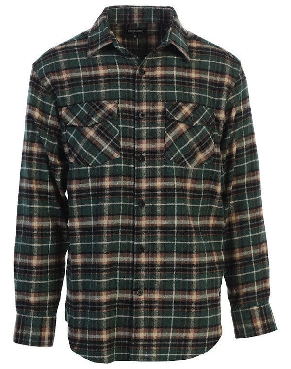 Long Sleeve Flannel Button Down Shirt
