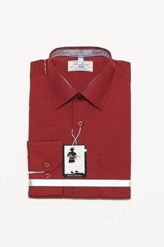 Button Down Slim Fit Dress Shirt