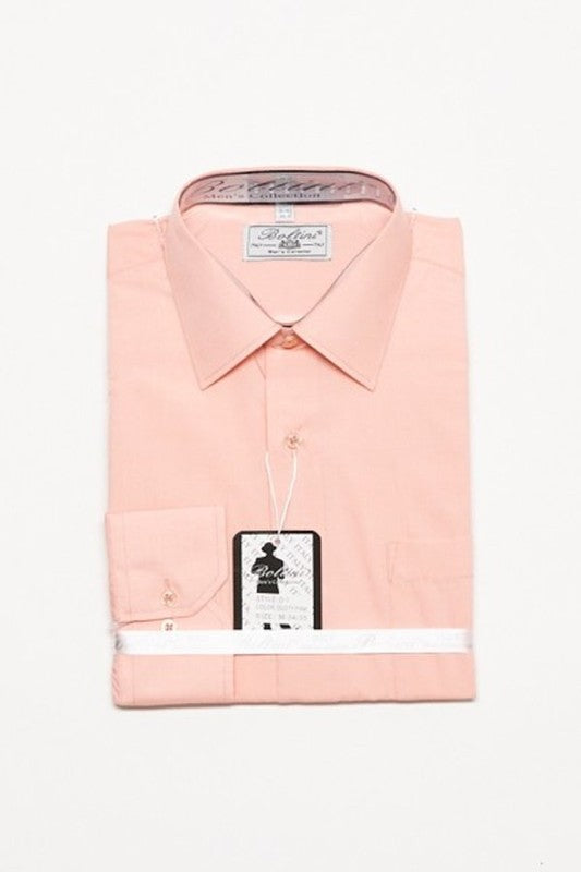 Button Down Slim Fit Dress Shirt