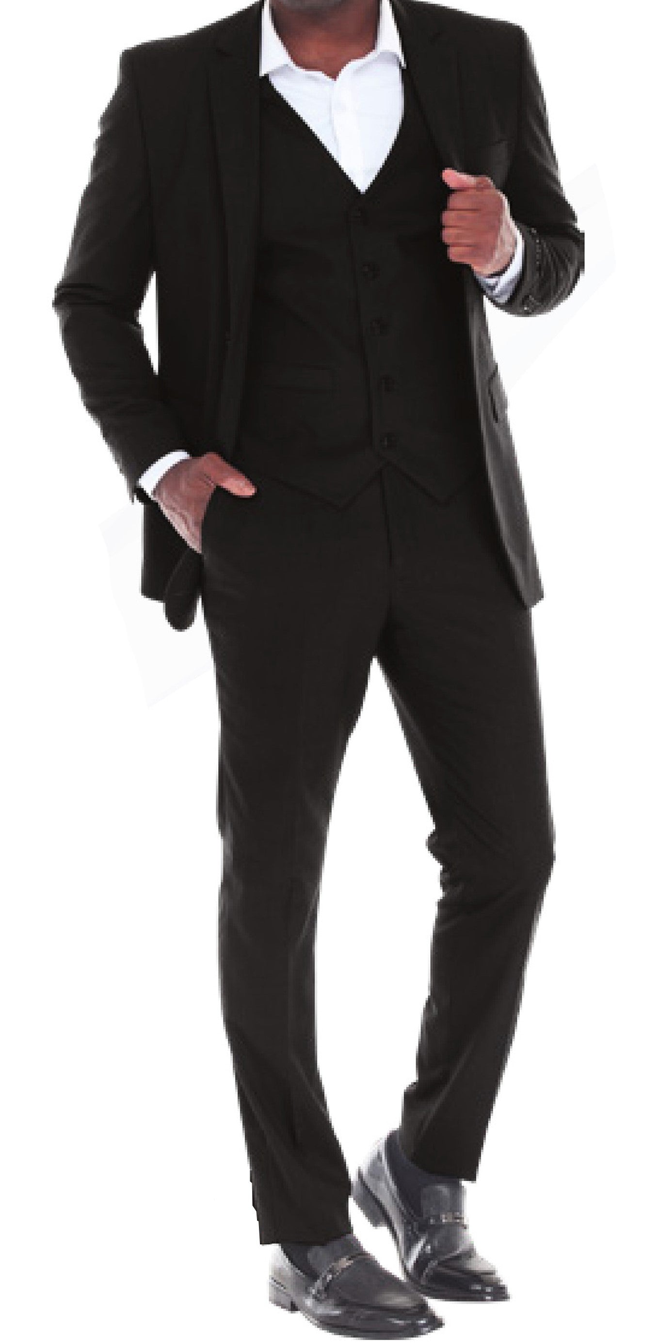Stretch Slim Fit Men's Button Down Suit Jacket