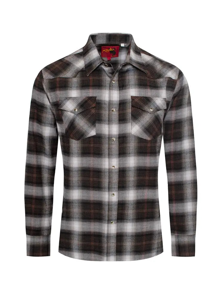 Pearl Snap Long Sleeve Flannel