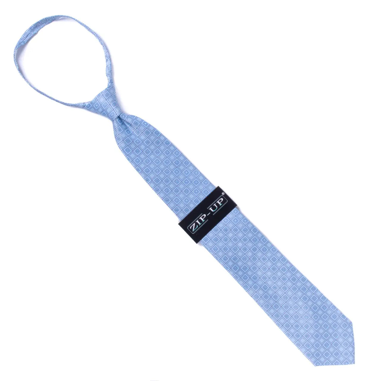 Pattern Poly Zipper Windsor Tie
