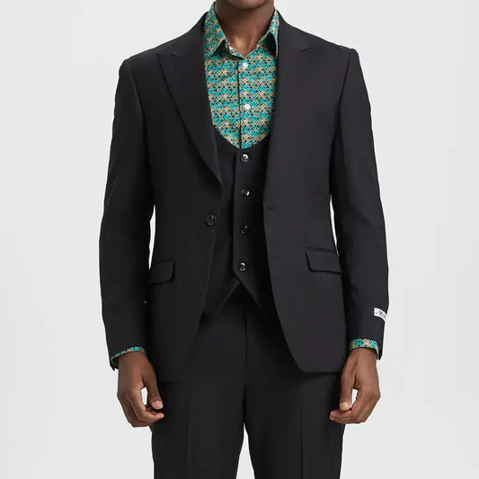 Long Hybrid Fit Four Way Stretch Formal Jacket