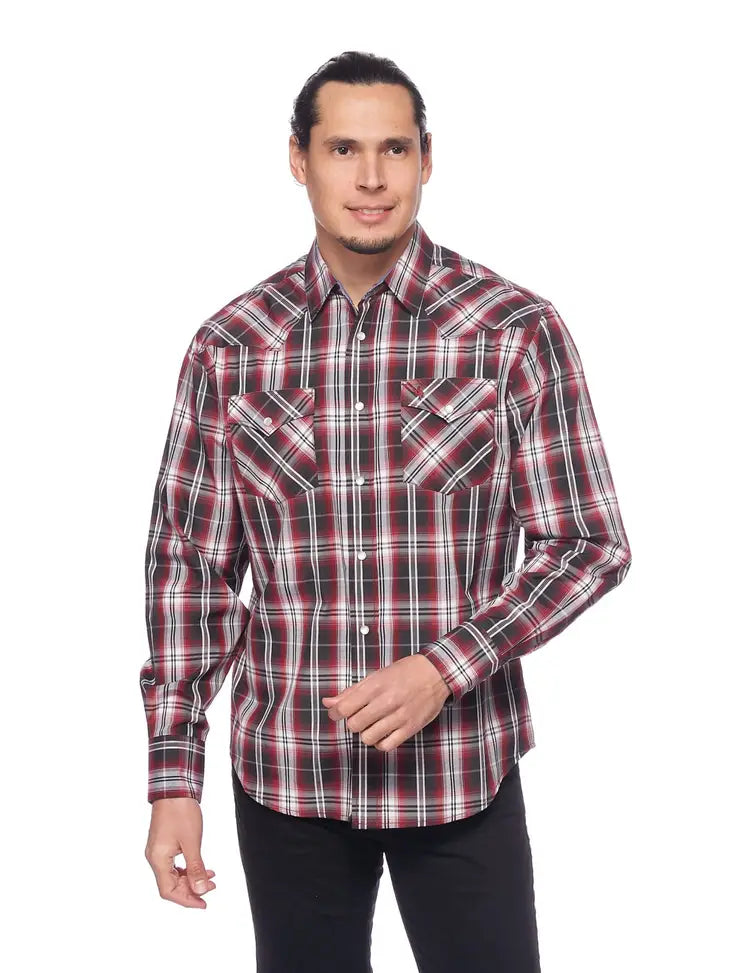 Pearl Snap Long Sleeve Flannel