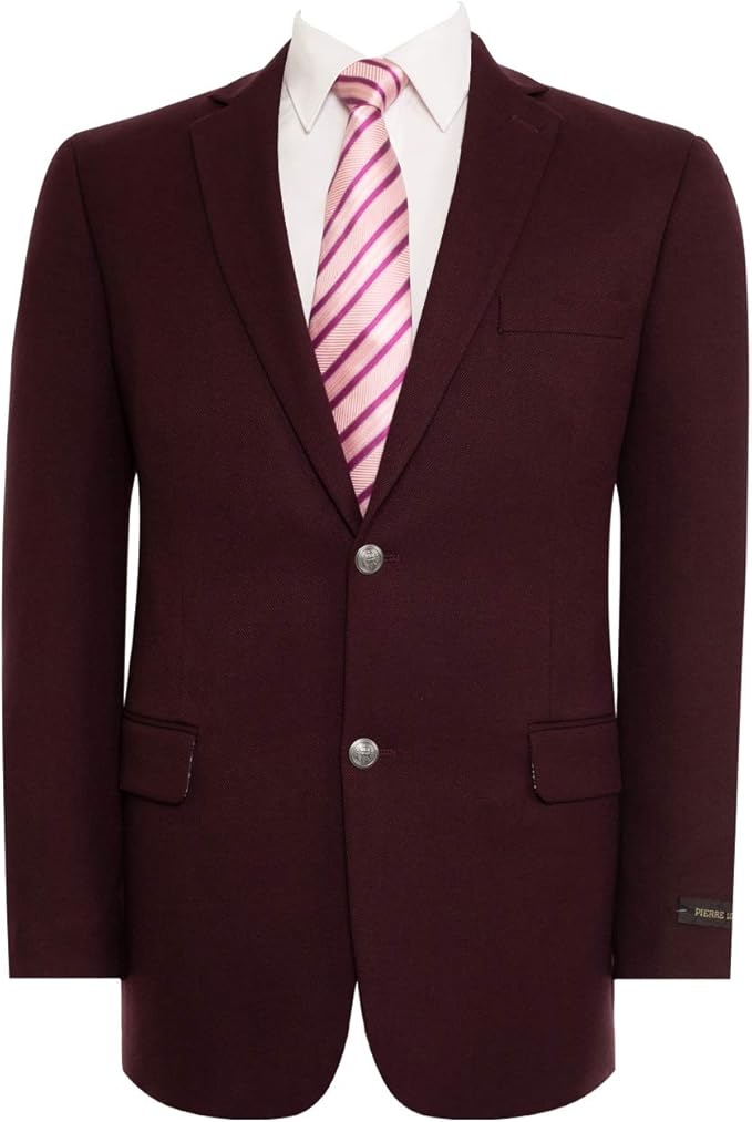 Classic Fit Stretch Dress Coat with 2 Button Closure