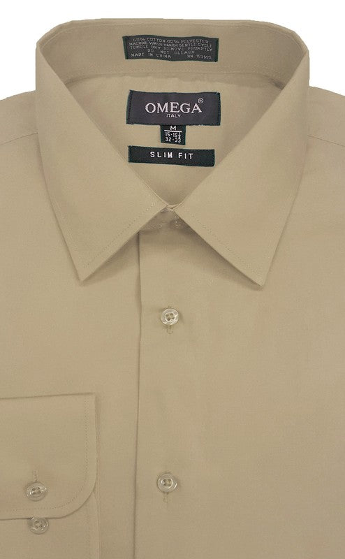 Slim Fit Long Sleeve Button Down