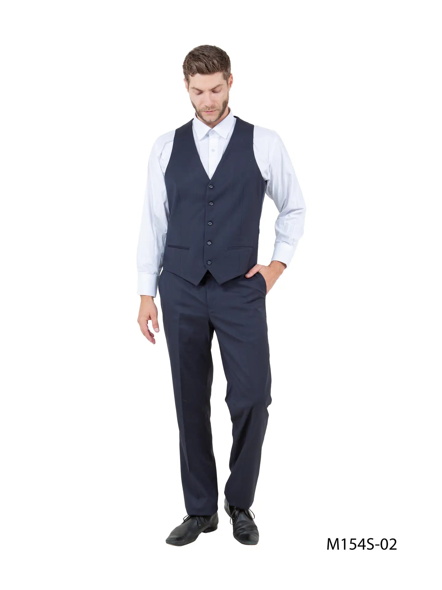 Short Modern Slim Fit Vest with Adjustable Back