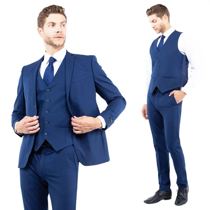 Regular Four Way Stretch Button Close Vest
