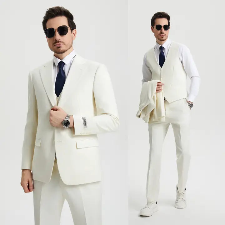 Long Hybrid Fit U Vest with Four Button Closure