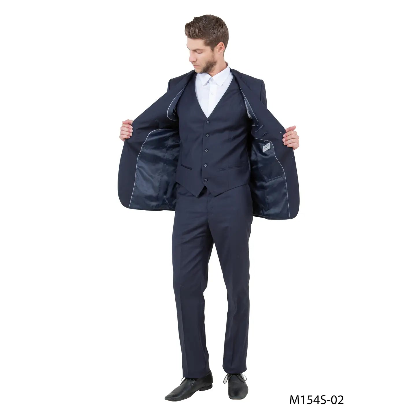 Long Modern Slim Fit Vest with Button Closure and Adjustable Back