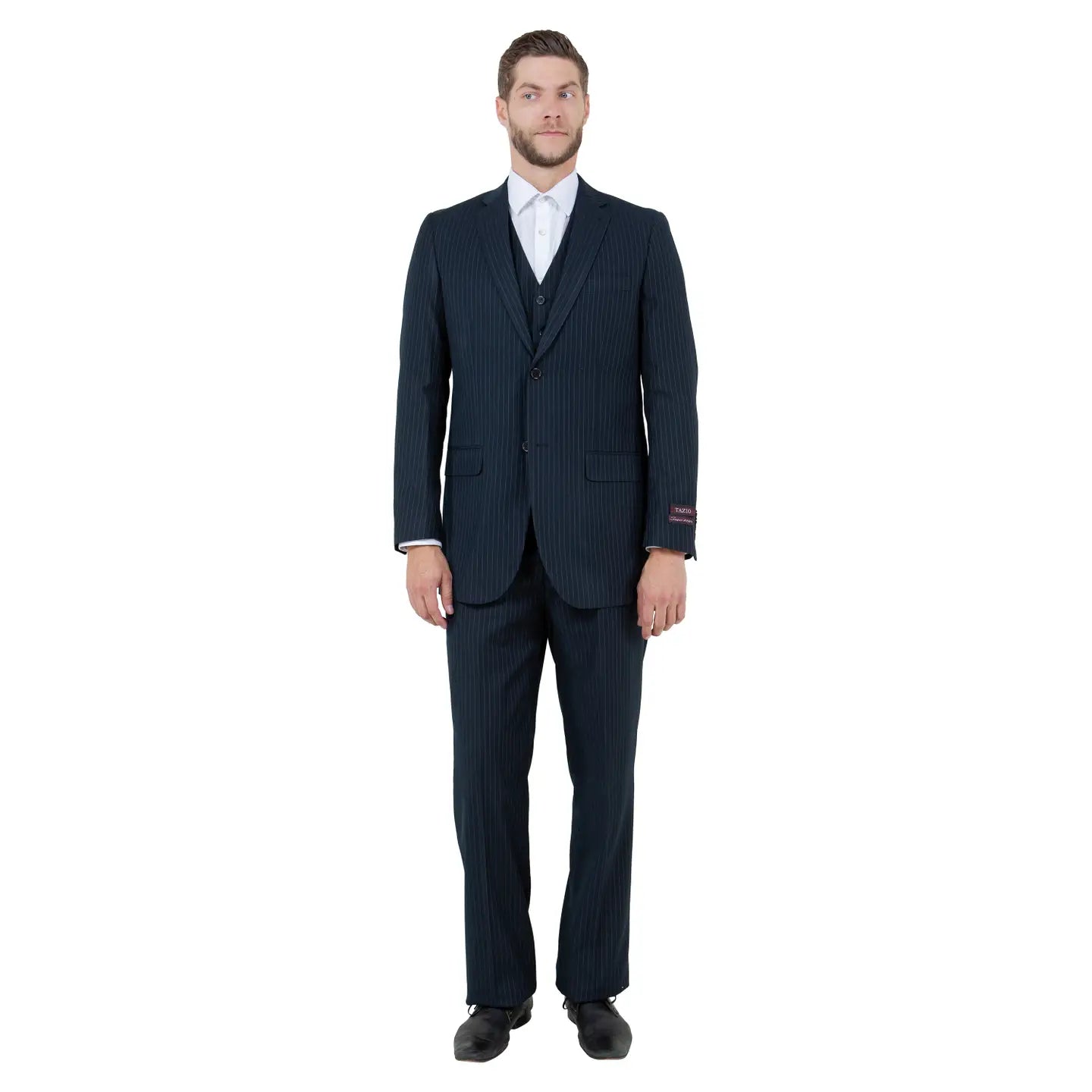 Regular Modern Fit Flat Front Dress Pants