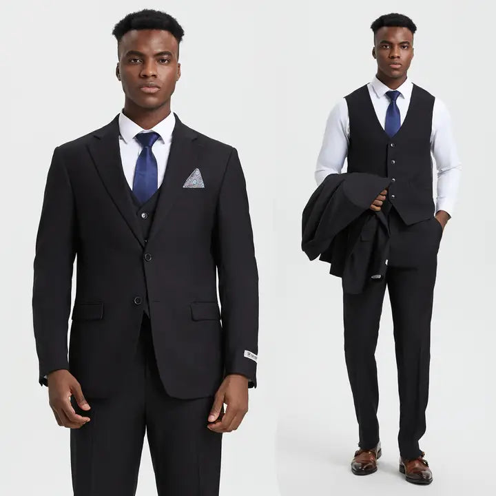 3 Piece Suit in Hybrid Fit