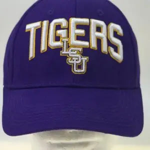 Adjustable LSU Baseball Hat with Logo