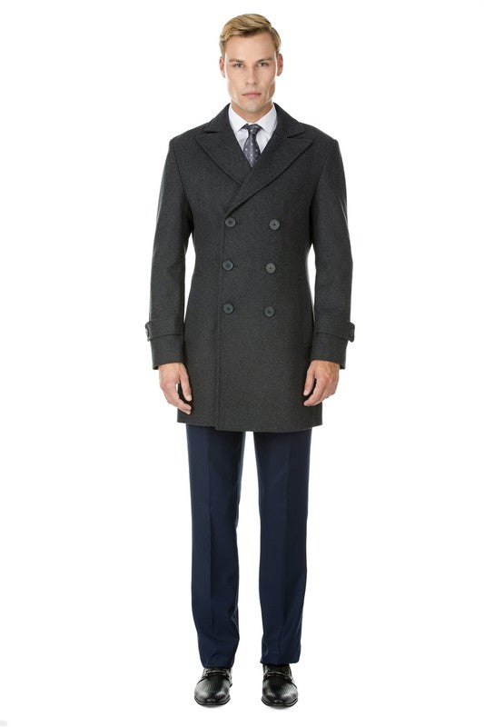 Double Breasted Wool Pea Coat