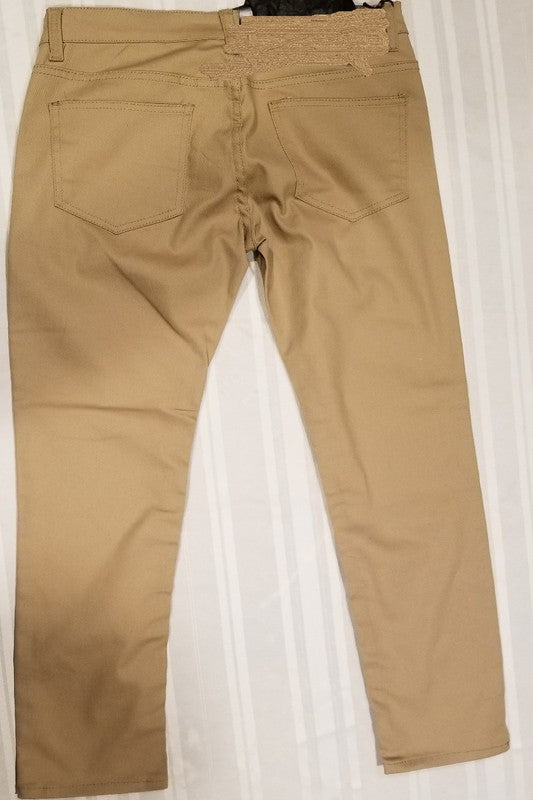 Skinny Fit Stretch Khaki