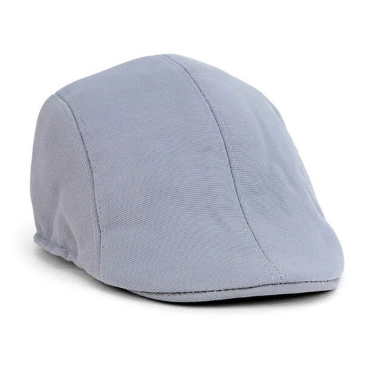 Solid Color Flat Pageboy Hat