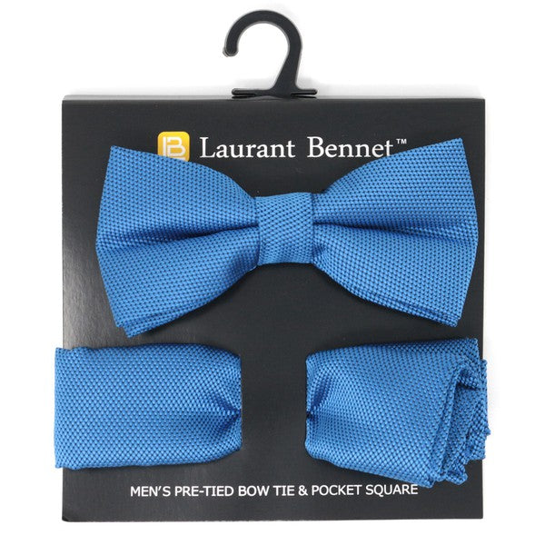 Adjustable Bow Tie with Matching Hankerchief