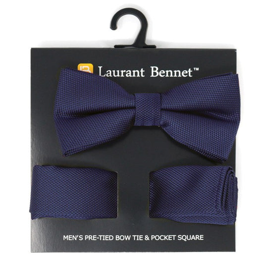 Adjustable Bow Tie with Matching Hankerchief