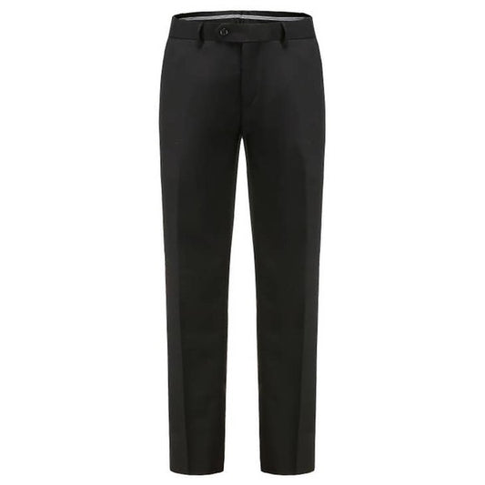 Long European Slim Fit Unhemmed Flat Front Dress Tuxedo Pants