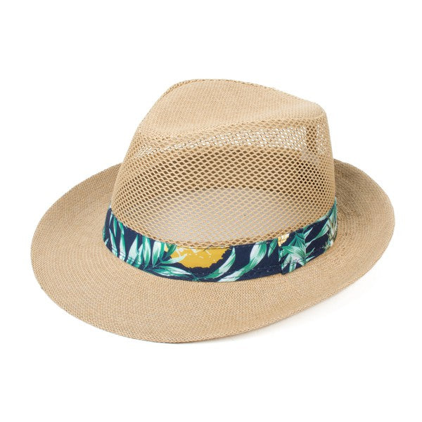 Banded Fashion Fedora Hat