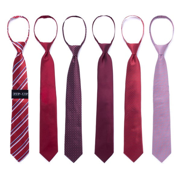 Pattern Poly Zipper Windsor Tie