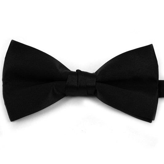 Pretied Satin Bow Ties with Adjustable Neck