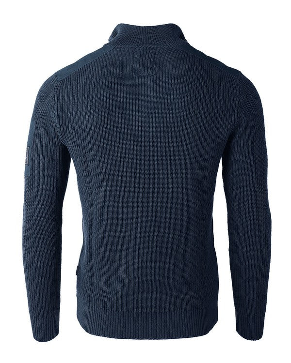 Zimego Long Sleeve Polo Sweater