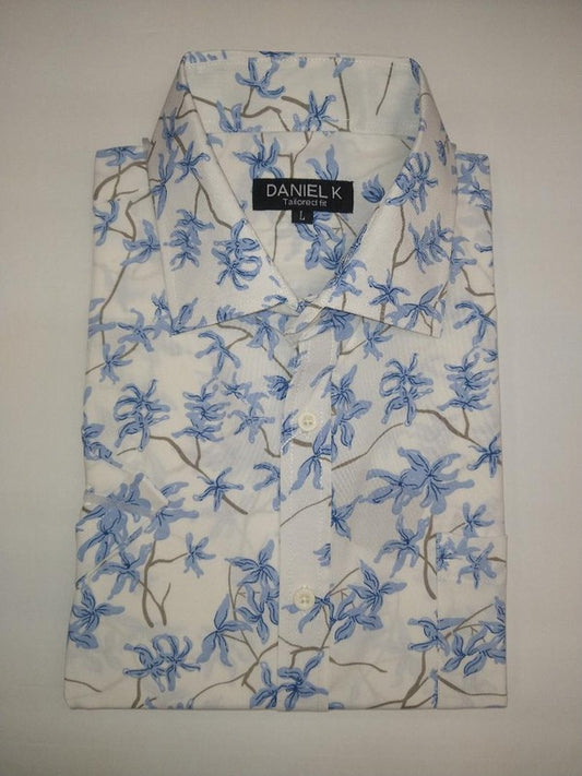 Short Sleeve Button Down Floral Shirt