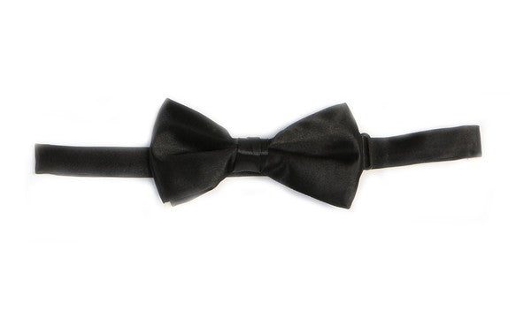 Boys Solid Adjustable Bow Tie