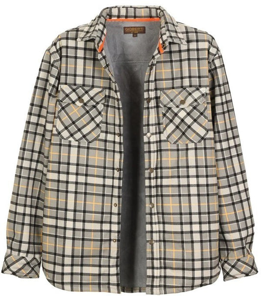 Long Sleeve Flannel Shacket with Lining