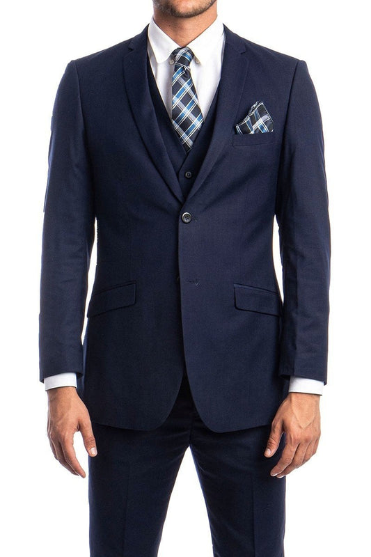 Tall Slim Fit Men's Suit Jacket with Two Button Closure