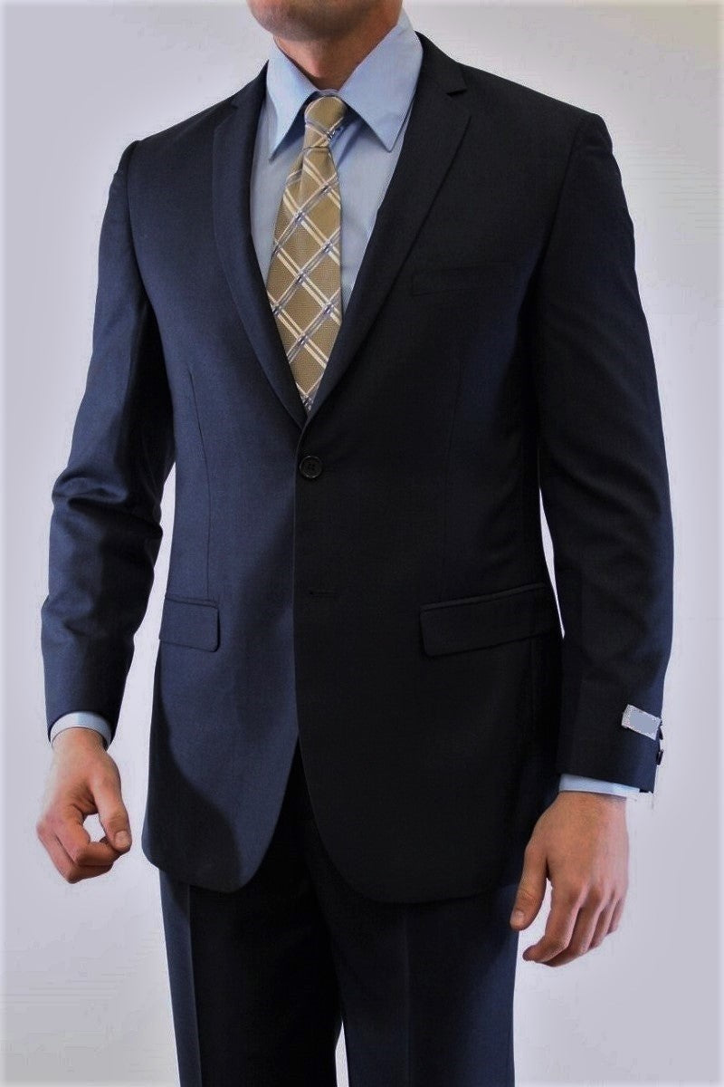 Tall Slim Fit Flat Front Dress Suit Pants