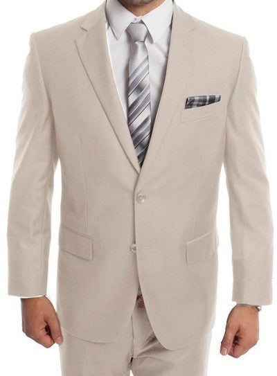 Regular Modern Fit Dress Suit Jacket with Button Front Closure