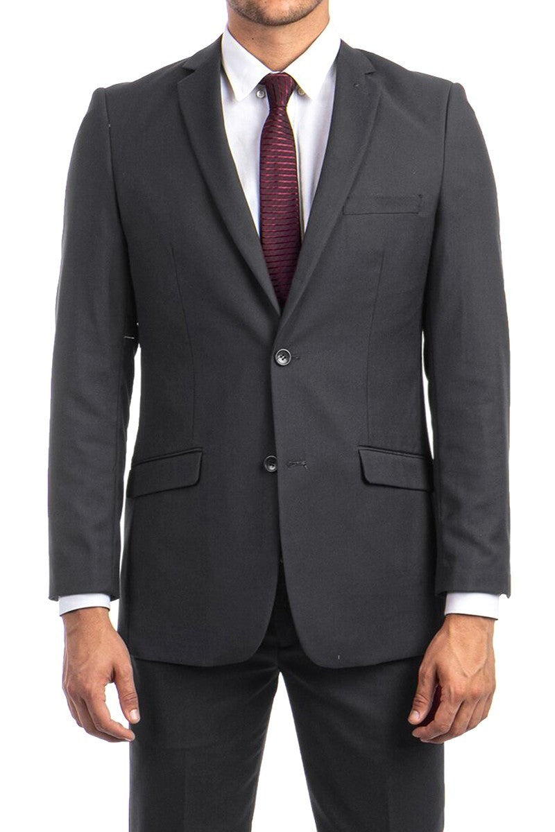 Regular Slim Fit Suit Dress Pants