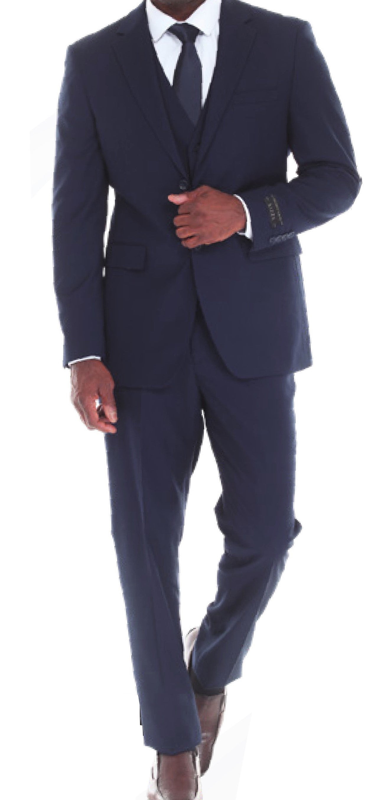 Regular Slim Fit Stretch Dress Suit Jacket with Button Front Closure