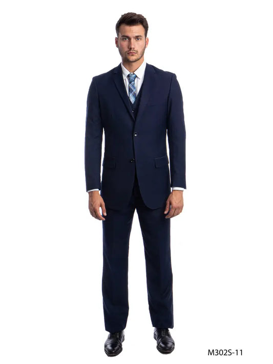 Short Flat Front Modern Fit Dress Pants