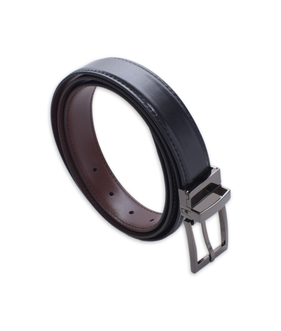 Reversible Pin Buckle Leather Belt