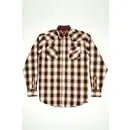 Big & Tall Plaid Long Sleeve Pearl Snap Button Down