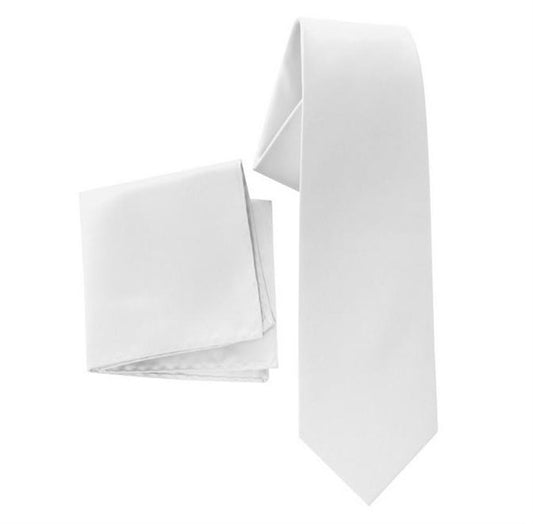 Satin Windsor Self Tie and Hanky Set