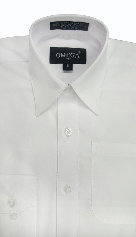 Boys Long Sleeve Button Down Dress Shirt