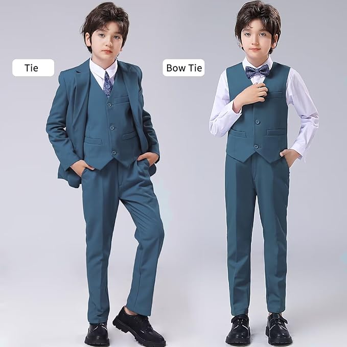 Boys 3 Piece Slim Fit Suit