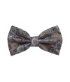 Classy Pre Tied Paisley Bow Tie and Hanky Set