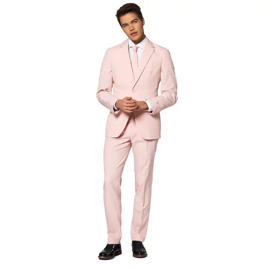 3 PC Pink Men's Suit