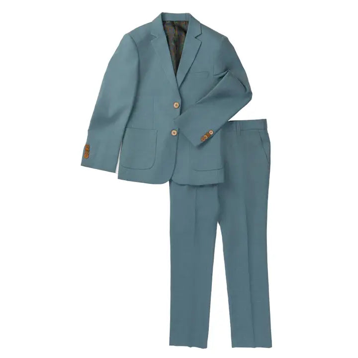 Boys Two Piece Slim Fit Suit