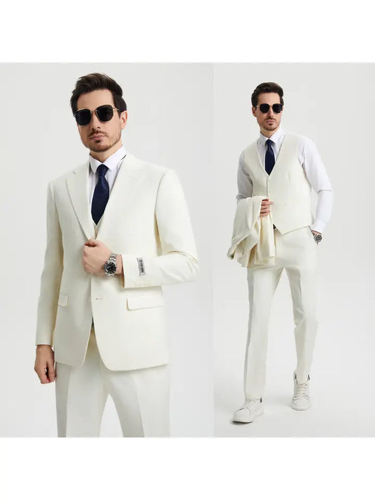 3 Piece Suit in Hybrid Fit